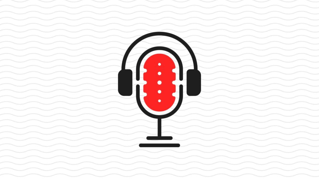 Microphone and headset illustration